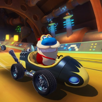 Nickelodeon Kart Racers 3 Slime Speedway - Arnold Shortman, Ren and Stimpy