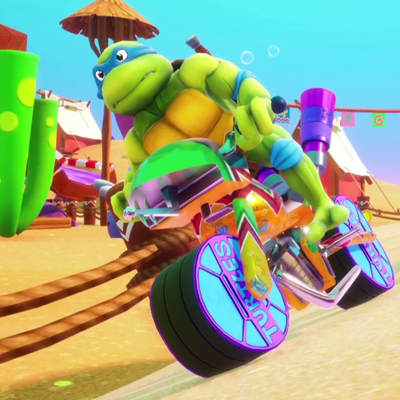 Nickelodeon Kart Racers 3 Slime Speedway - Leonardo Vs Helga Pataki
