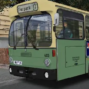 OMSI 2 Citybus O305G - Green and Yellow Bus Variant