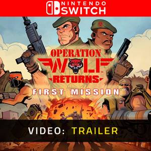 Operation Wolf Returns First Mission Nintendo Switch - Trailer