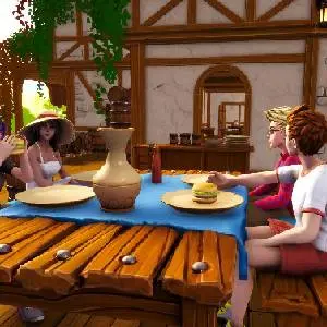 Organic Burger Simulator - Dining Table