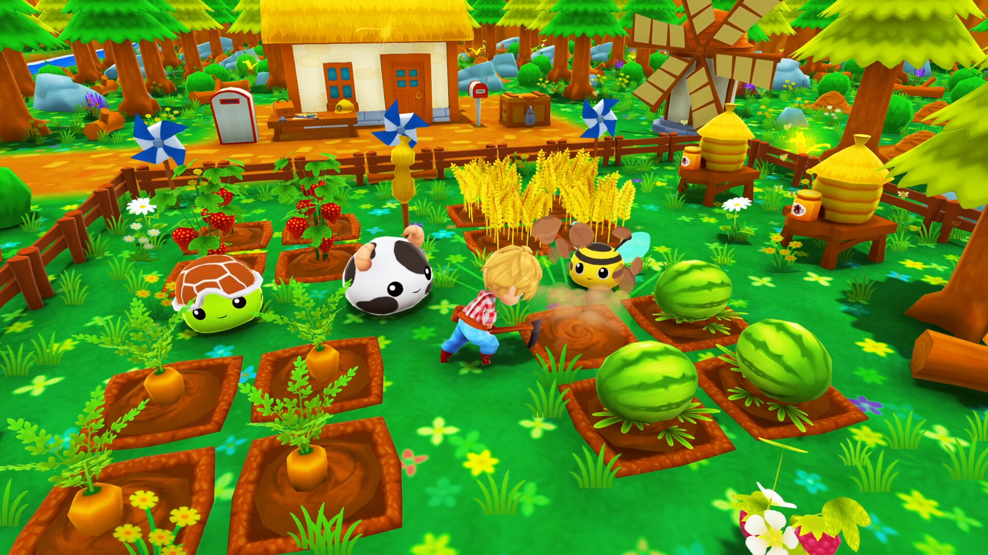 Ova Magica village life and blob creature gameplay