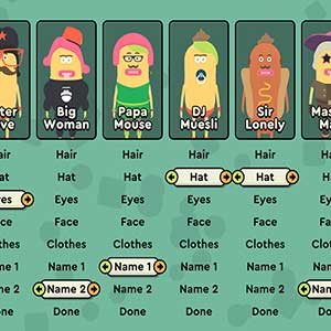 Papa’s Quiz Avatar Customization