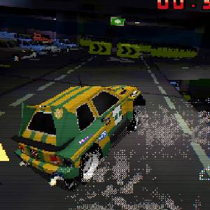 Parking Garage Rally Circuit - Sharp Turn