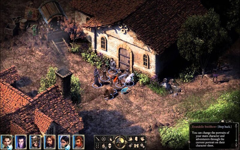 jogabilidade de Pillars of Eternity