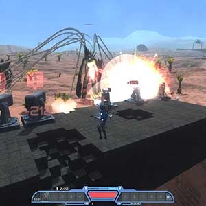 crash into the planet