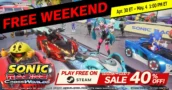 Play Sonic Racing CrossWorlds for Free This Weekend on Steam
