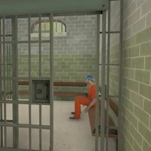 Police Car Simulator - Jail Cell