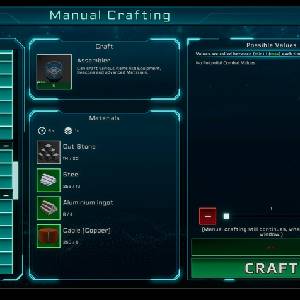 Project Astra Dominium - Manual Crafting