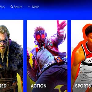 PS Plus Extra PlayStation Home Screen