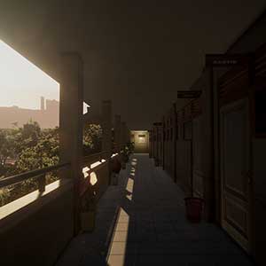 dreadful ambiance even when there is no enemy