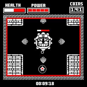 Beautiful monochrome pixel art graphics