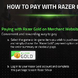 Razer Gold Gift Card - Payment Method