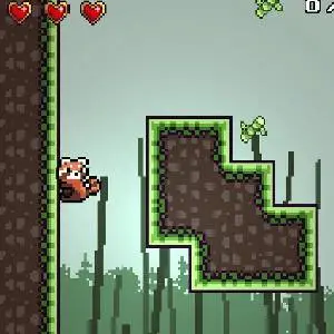 Red Panda is Hungry - Climbing