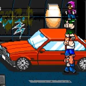 River City Ransom: Underground - Piggyback Ride