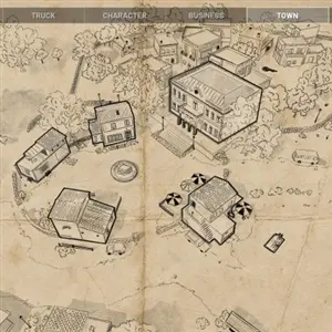 Road Truckers: New Beginning - Town Drawing