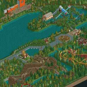 RollerCoaster Tycoon 2 Triple Thrill Pack Aerial View