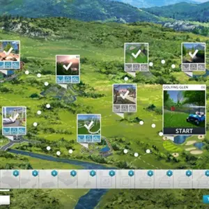 RollerCoaster Tycoon World - Forest Map