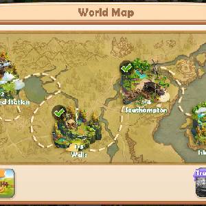 Sarah’s Adventure Time Travel - World Map