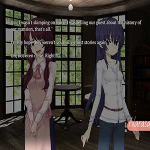 telling guest about the history of the mansion