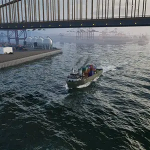 Seafarer The Ship Sim - Ship Bridge Crossing
