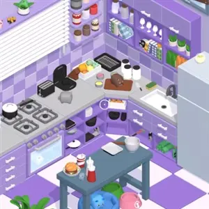 Secret Paws - Cozy Apartments - 3D Kitchen