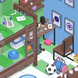 Secret Paws - Cozy Apartments - Cluttered Bedroom