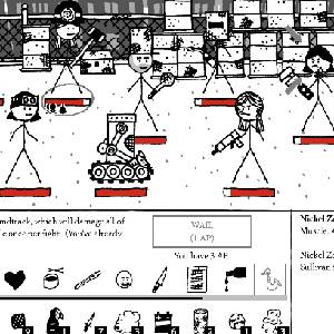 Shadows Over Loathing - Turn-Based Battle