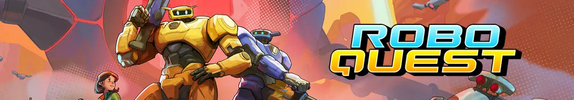 A TWO-PLAYER FUTURISTIC LOOTER SHOOTER: ROBOQUEST