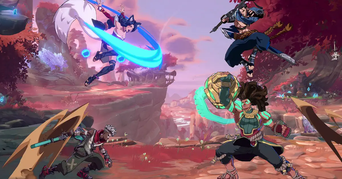 2XKO champions facing off in the Runeterra universe