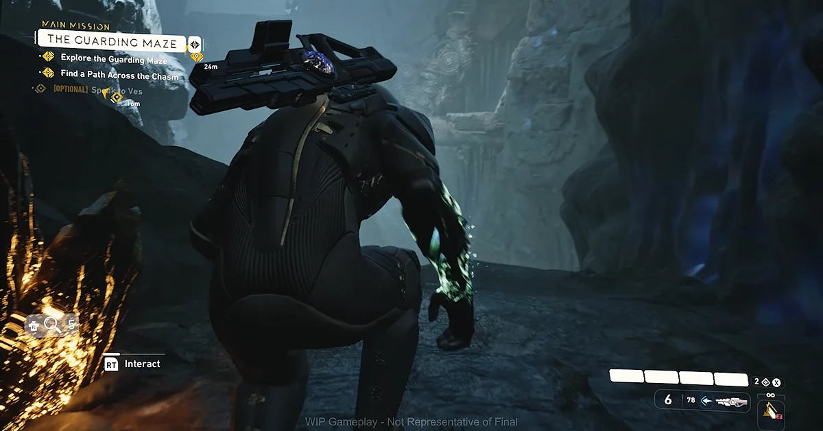 The latest Exodus gameplay showcases the verticality and structural hazards of the Guarding Maze