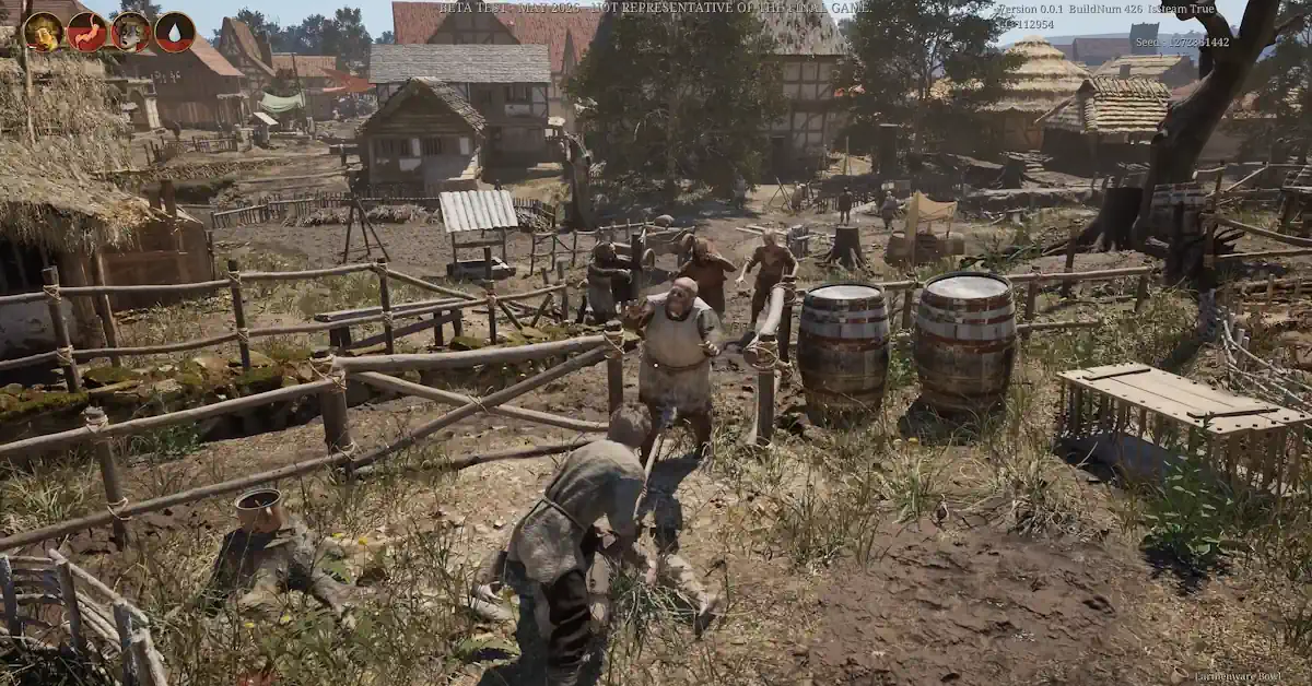 Ocean Drive Studio has launched its first public closed beta test for the 14th-century survival game