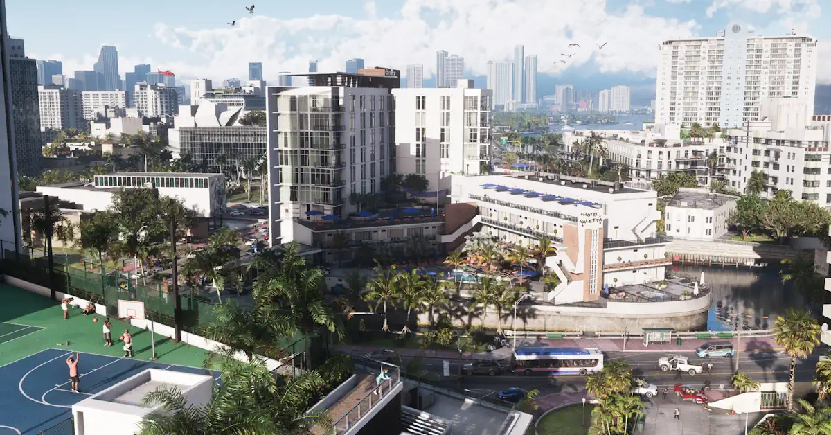 GTA 6 Online rumored gameplay changes featuring Vice City skyline