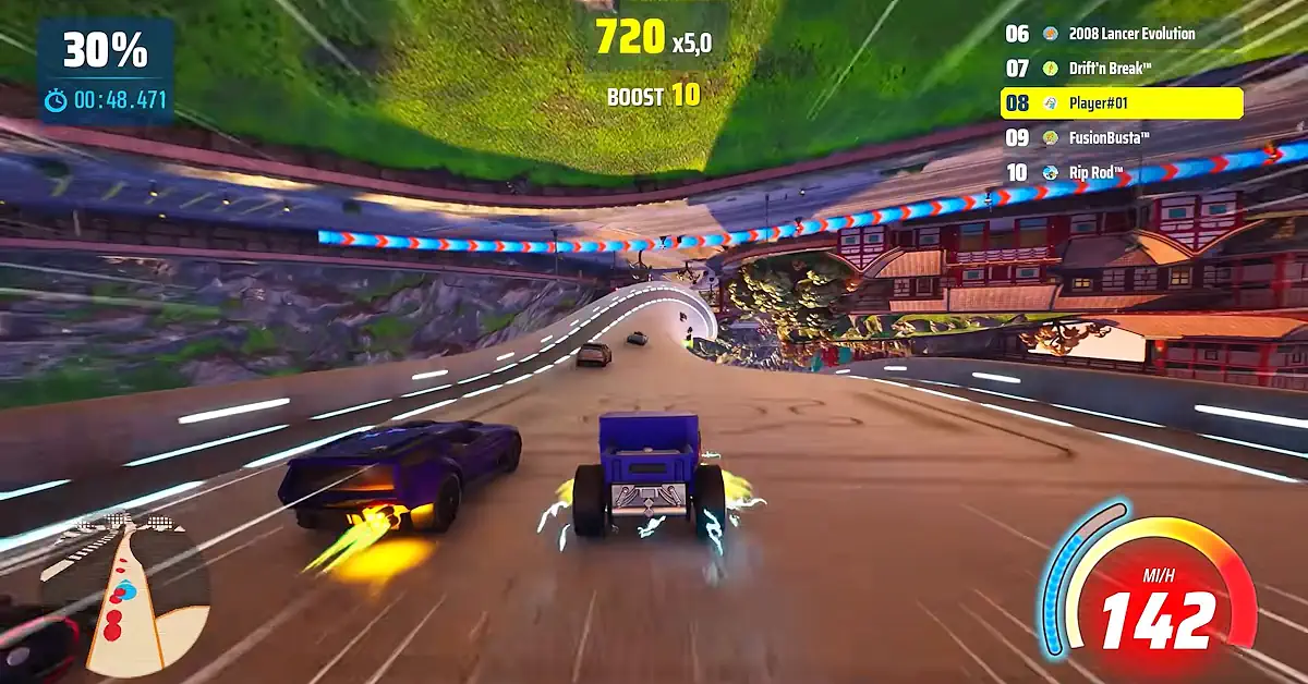 Hot Wheels Infinite Rush transitions the franchise into a fully explorable open world
