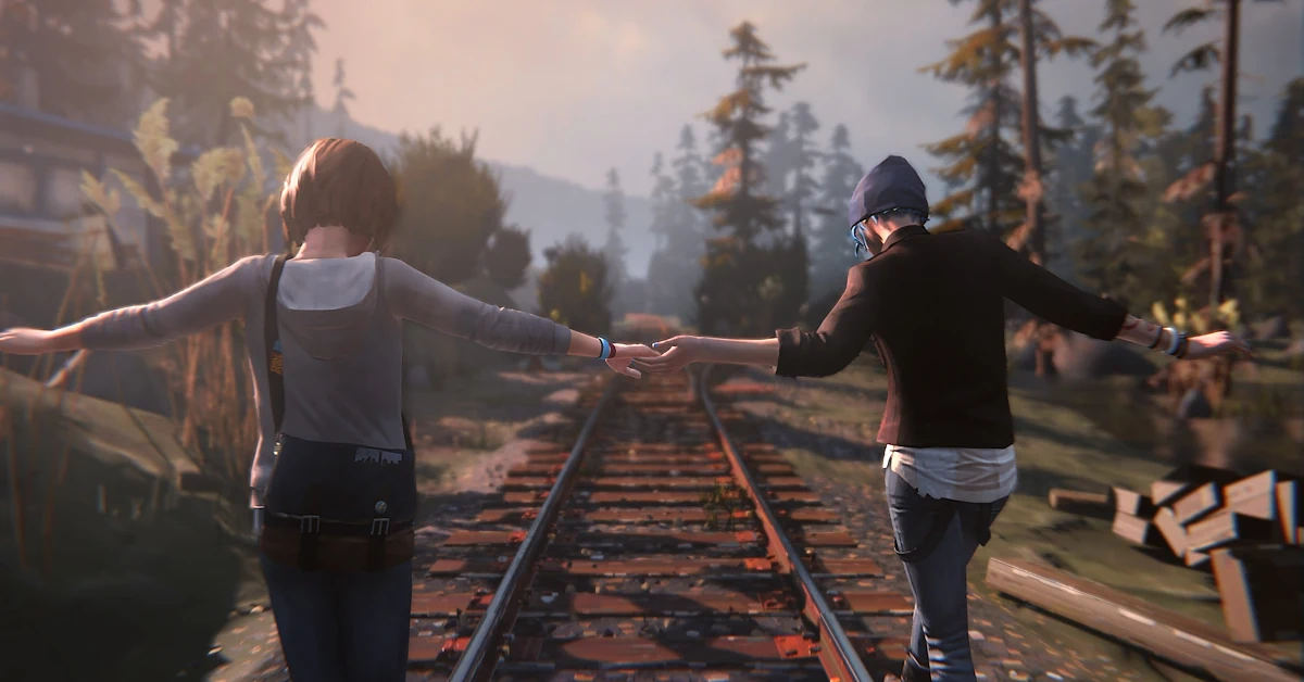 Max Caulfield and Chloe Price sitting together, highlighting the potential return of the iconic duo in Life is Strange: Reunion