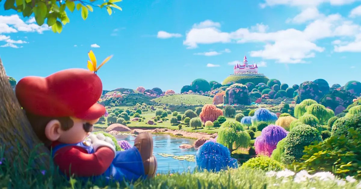 Super Mario Galaxy Movie Nintendo Direct announcement art featuring Rosalina and Luma