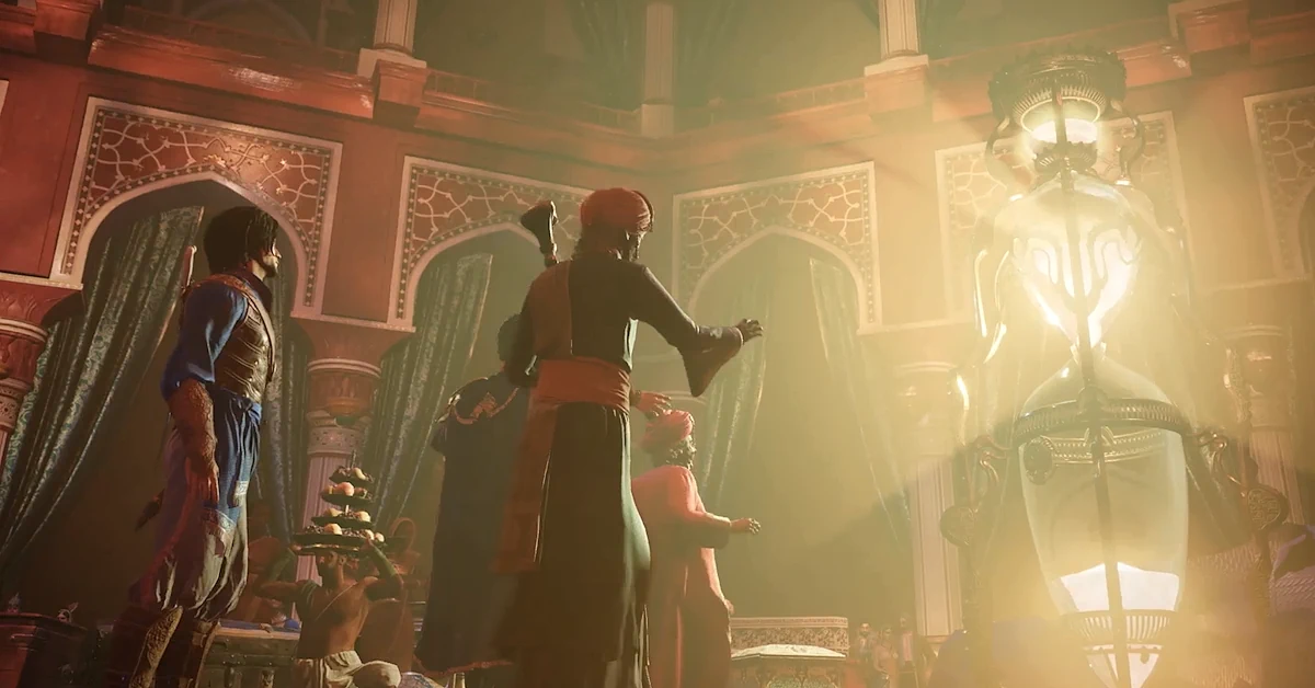 The Prince stands ready in the Prince of Persia: The Sands of Time Remake