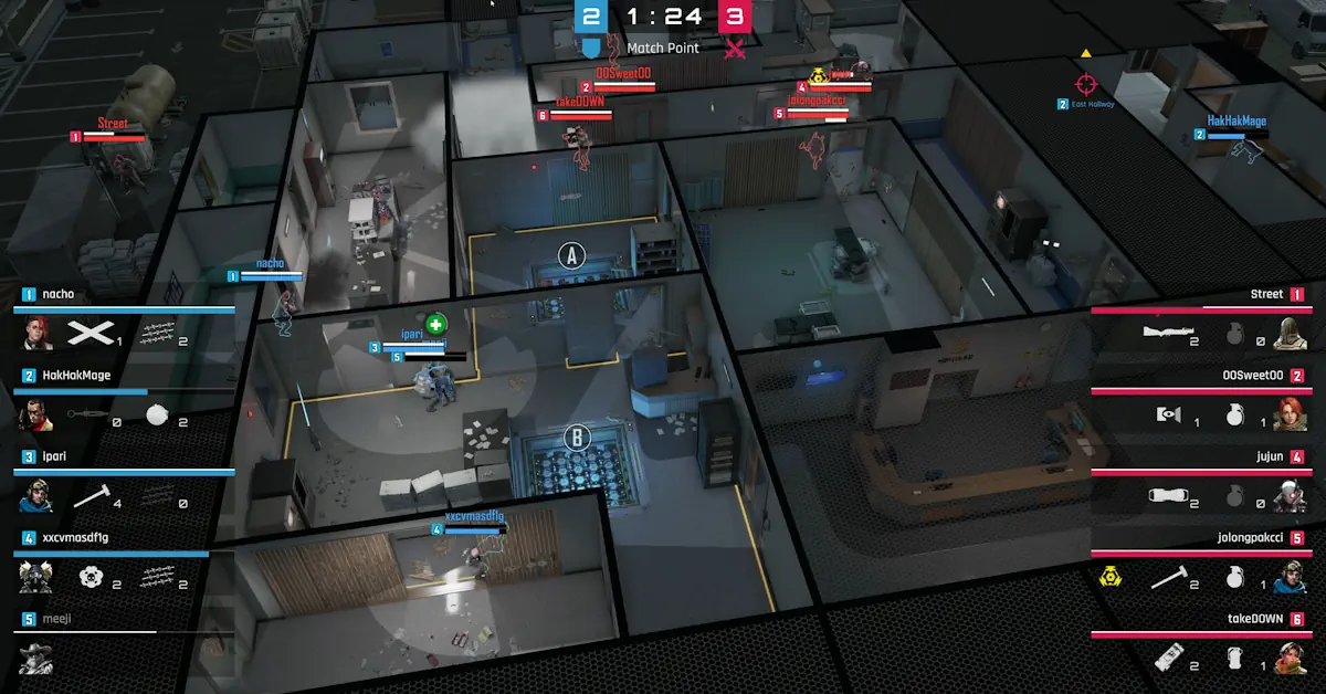 PUBG: Blindspot Early featuring a tactical top-down shooter