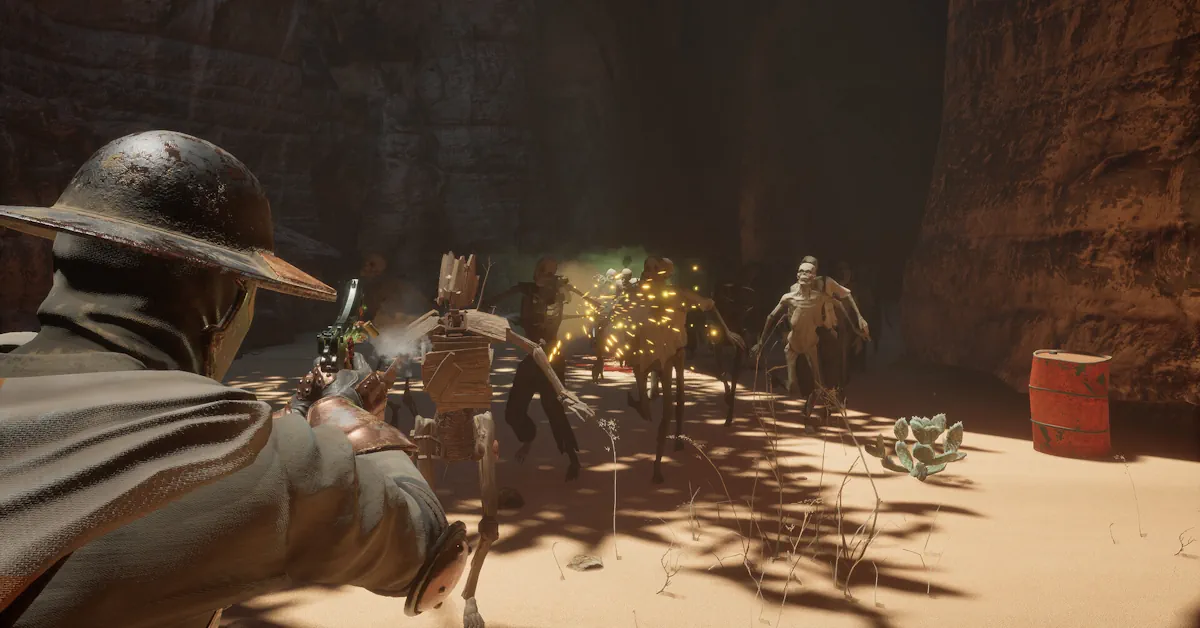 Canyons: the team behind Breathedge brings 4-Player Co-op PvE to a desert world!