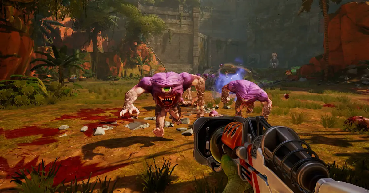 Serious Sam: Shatterverse brings cooperative roguelite action to current-gen consoles and PC