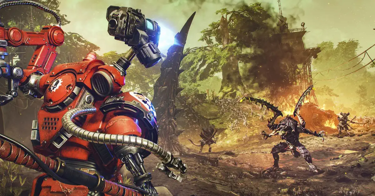 The Techmarine joins Space Marine 2 as the seventh playable class in Patch 12