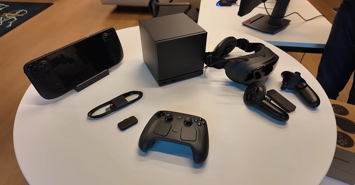 The new Steam Controller features magnetic TMR joysticks and a dedicated charging station