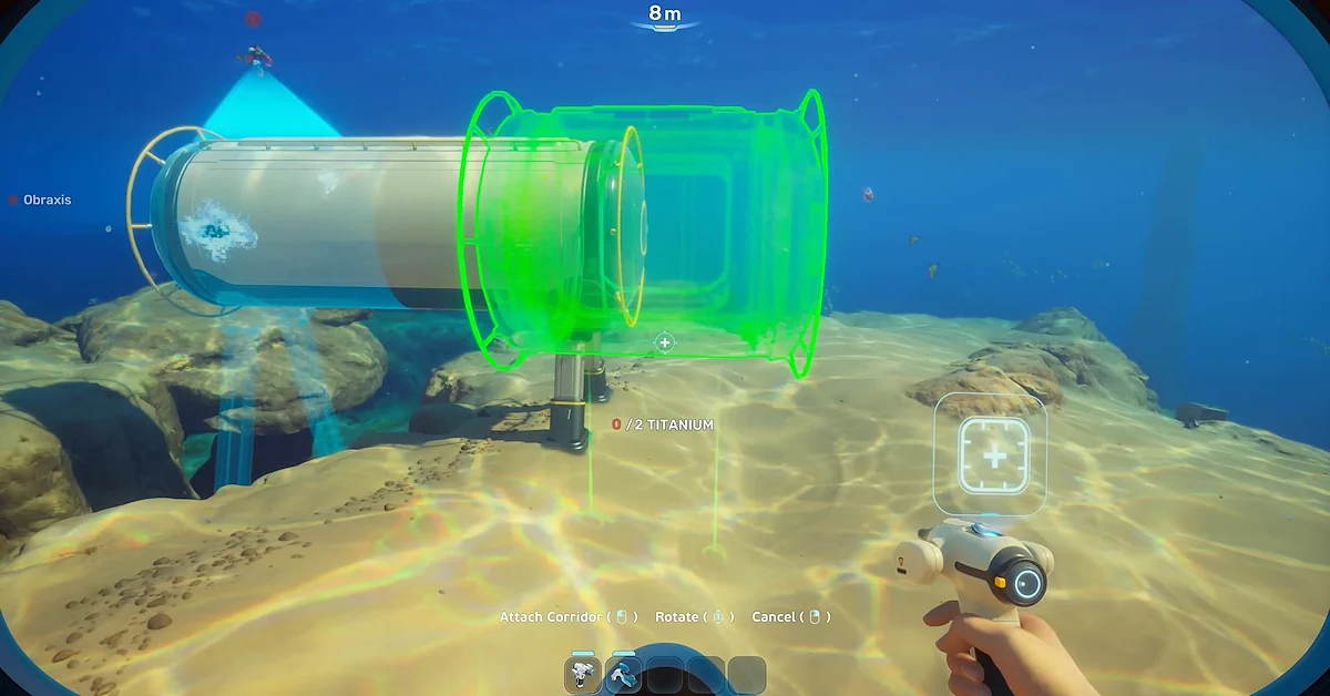 The new sculptural system lets you build bases without strict grid limits in Subnautica 2 The new sculptural system lets you build bases without strict grid limits in Subnautica 2