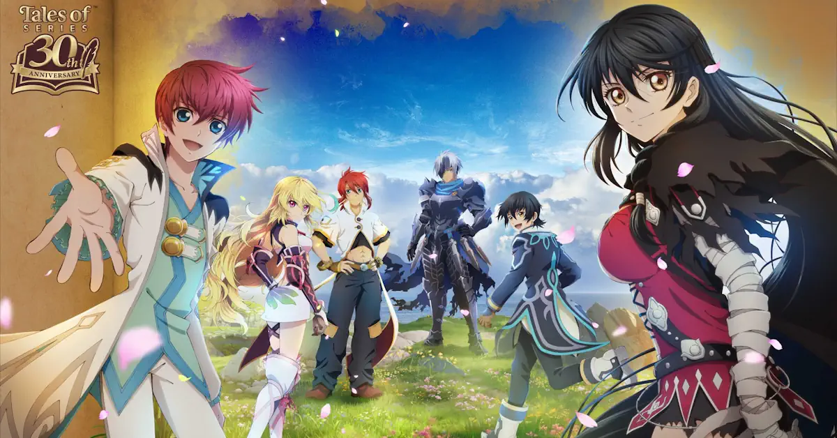 Classic characters from the Tales series gathered together in celebration of the 30th anniversary
