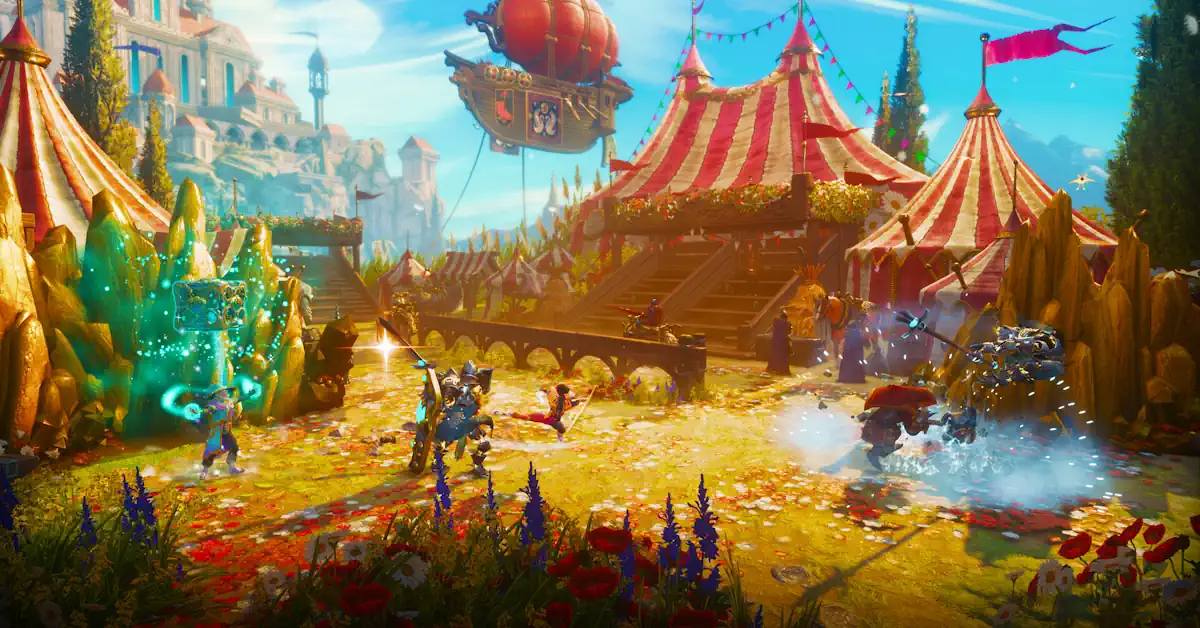 Trine 6: Together in Time features a five-hero roster navigating cooperative puzzles