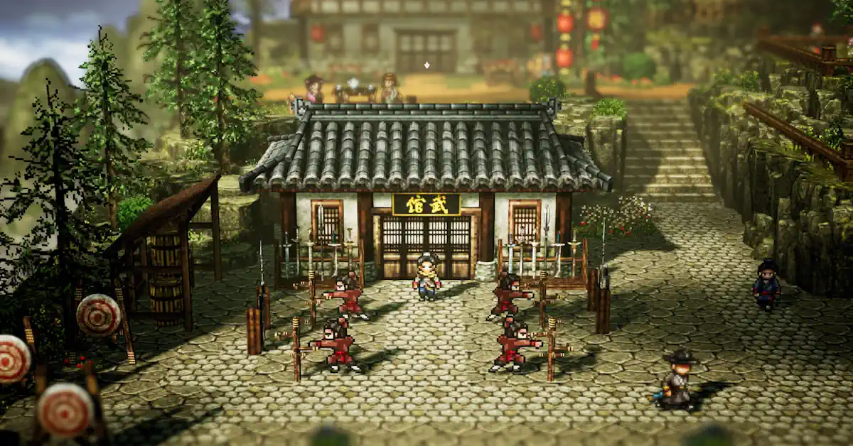 The 2.5D graphics combine classic pixel art with immersive 3D landscapes built on Unreal Engine 4 The 2.5D graphics combine classic pixel art with immersive 3D landscapes built on Unreal Engine 4