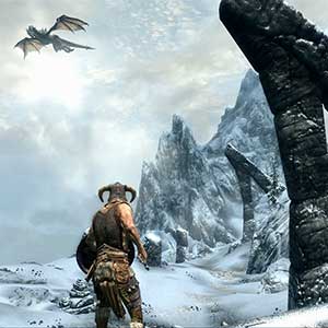 The Elder Scrolls 5 Skyrim - Flying Dragon