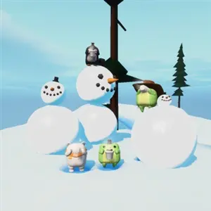 Sledding Game - Snowman