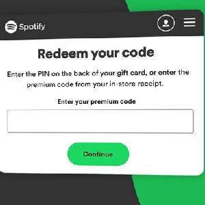 Spotify Gift Card - Redeem Code
