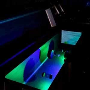 Control room on space ship